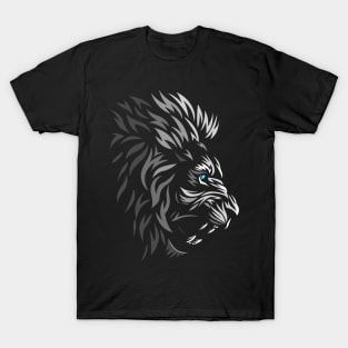 Tribal profile lion T-Shirt